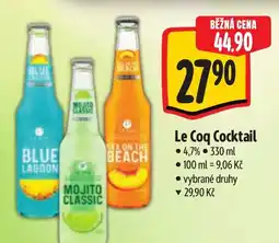 Albert Le Coq Cocktail nabídka