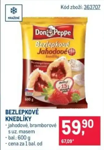 Makro Bezlepkové knedlíky nabídka