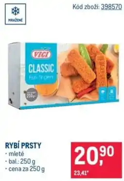 Makro Rybí prsty nabídka