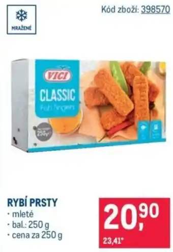 Makro Rybí prsty nabídka