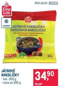 Makro Játrové knedlíčky nabídka