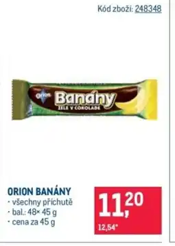 Makro Orion banány nabídka