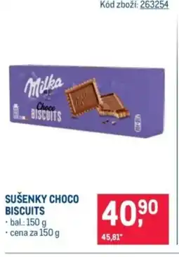 Makro Sušenky choco biscuits nabídka