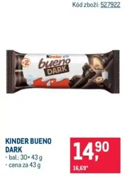 Makro Kinder bueno dark nabídka