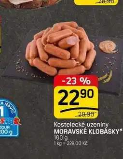 Flop MORAVSKÉ KLOBÁSKY nabídka