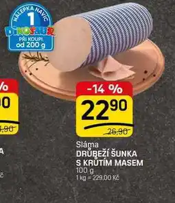 Flop DRŮBEŽÍ ŠUNKA S KRUTÍM MASEM nabídka