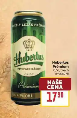 Billa Hubertus Prémium 0,51, plech nabídka