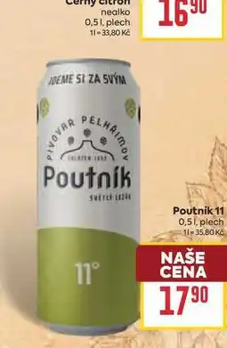 Billa Poutník 11 0,51, plech nabídka