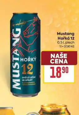 Billa Mustang Hořká 12 0,51, plech nabídka