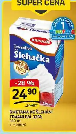 Flop SMETANA KE ŠLEHÁNÍ TRVANLIVÁ 32% nabídka