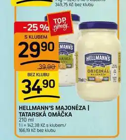 Flop HELLMANN'S MAJONÉZA | TATARSKÁ OMÁČKA nabídka