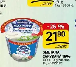 Flop SMETANA ZAKYSANÁ 15% nabídka
