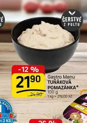 Flop TUŇÁKOVÁ POMAZÁNKA nabídka