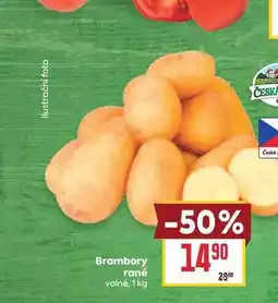 Billa Brambory rané volné nabídka