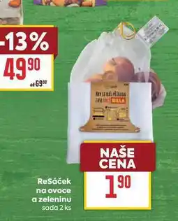 Billa Resáček na ovoce a zeleninu sada 2 ks nabídka