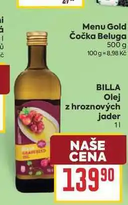 Billa Olej z hroznových jader nabídka