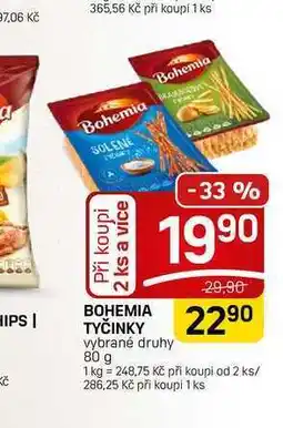 Flop BOHEMIA TYČINKY vybrané druhy nabídka