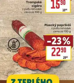 Billa Písecký paprikáš z pultu lahůdek cena za nabídka
