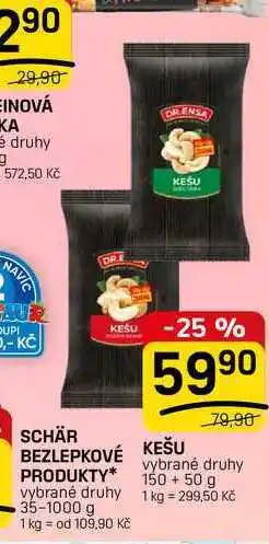 Flop KEŠU vybrané druhy 150 + 50 g nabídka