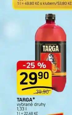 Flop TARGA* vybrané druhy nabídka
