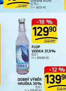 Flop FLOP VODKA 37,5% nabídka