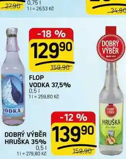 Flop DOBRÝ VÝBĚR HRUŠKA 35% nabídka