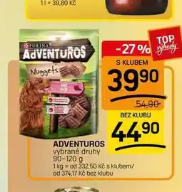 Flop ADVENTUROS vybrané druhy nabídka
