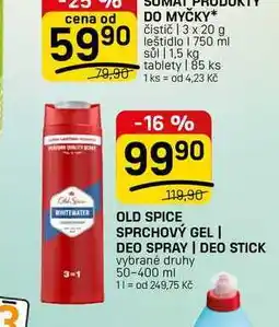 Flop OLD SPICE SPRCHOVÝ GEL | DEO SPRAY | DEO STICK vybrané druhy nabídka