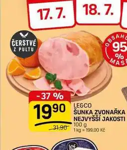 Flop ŠUNKA ZVONAŘKA NEJVYŠŠÍ JAKOSTI nabídka