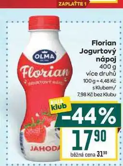 Billa Florian Jogurtový nápoj nabídka