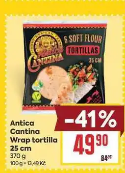 Billa Antica Cantina Wrap tortilla 25 cm nabídka