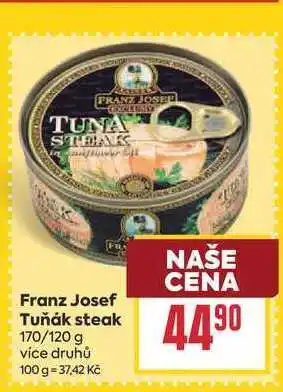Billa Franz Josef Tuňák steak 170/120 g nabídka