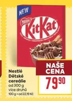 Billa Nestlé Dětské cereálie od nabídka