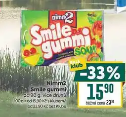 Billa Nimm2 Smile gummi od nabídka