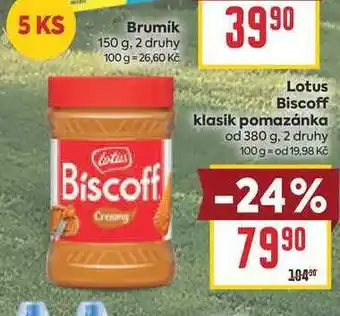 Billa Lotus Biscoff klasik pomazánka od nabídka