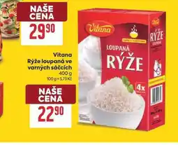 Billa Vitana Rýže loupaná ve varných sáčcích nabídka
