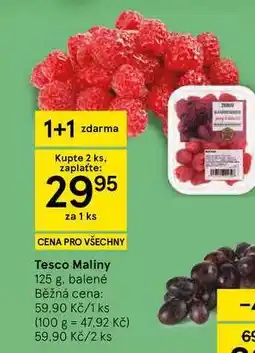 Tesco Tesco Maliny, 125 g. balené nabídka