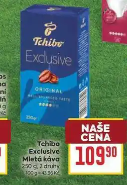 Billa Tchibo Exclusive Mletá káva nabídka