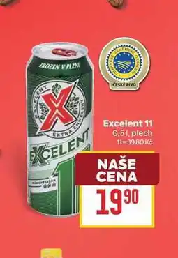 Billa Excelent 11 0,5l, plech nabídka