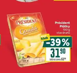 Billa Président Plátky nabídka