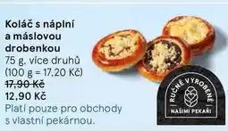 Tesco Koláč s náplní a máslovou drobenkou, 75 g, více druhů nabídka