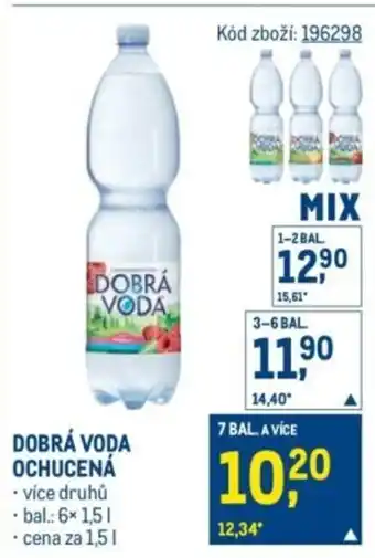Makro Dobrá voda ochucená nabídka