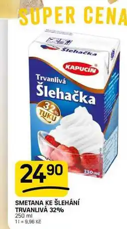 Flop SMETANA KE ŠLEHÁNÍ TRVANLIVÁ 32% nabídka