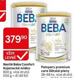 Tesco Nestlé Beba Comfort Kojenecké mléko, 800 g, více druhů nabídka
