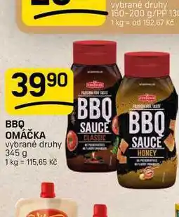 Flop BBQ OMÁČKA vybrané druhy nabídka