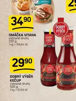 Flop DOBRÝ VÝBĚR KEČUP vybrané druhy nabídka