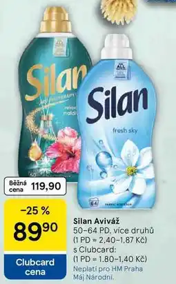Tesco Silan Aviváž, 50-64 PD, více druhů nabídka