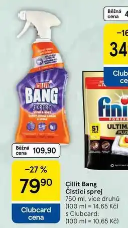 Tesco Cillit Bang Čisticí sprej, 750 ml, více druhů nabídka