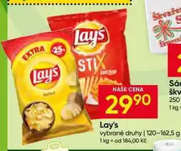 Hruška Lay's vybrané druhy nabídka