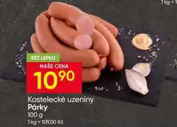 Hruška Kostelecké uzeniny Párky nabídka